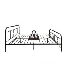 Steel Bed Frame Size 160 - ACTIV Maldives BD 160 B / Black 